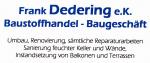Baustoffhandel Baugeschäft Frank Dedering e.k.
