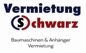 Anhänger Baumaschinen Vermietung Schwarz