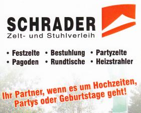 Schrader Zelt und Stuhlverleih